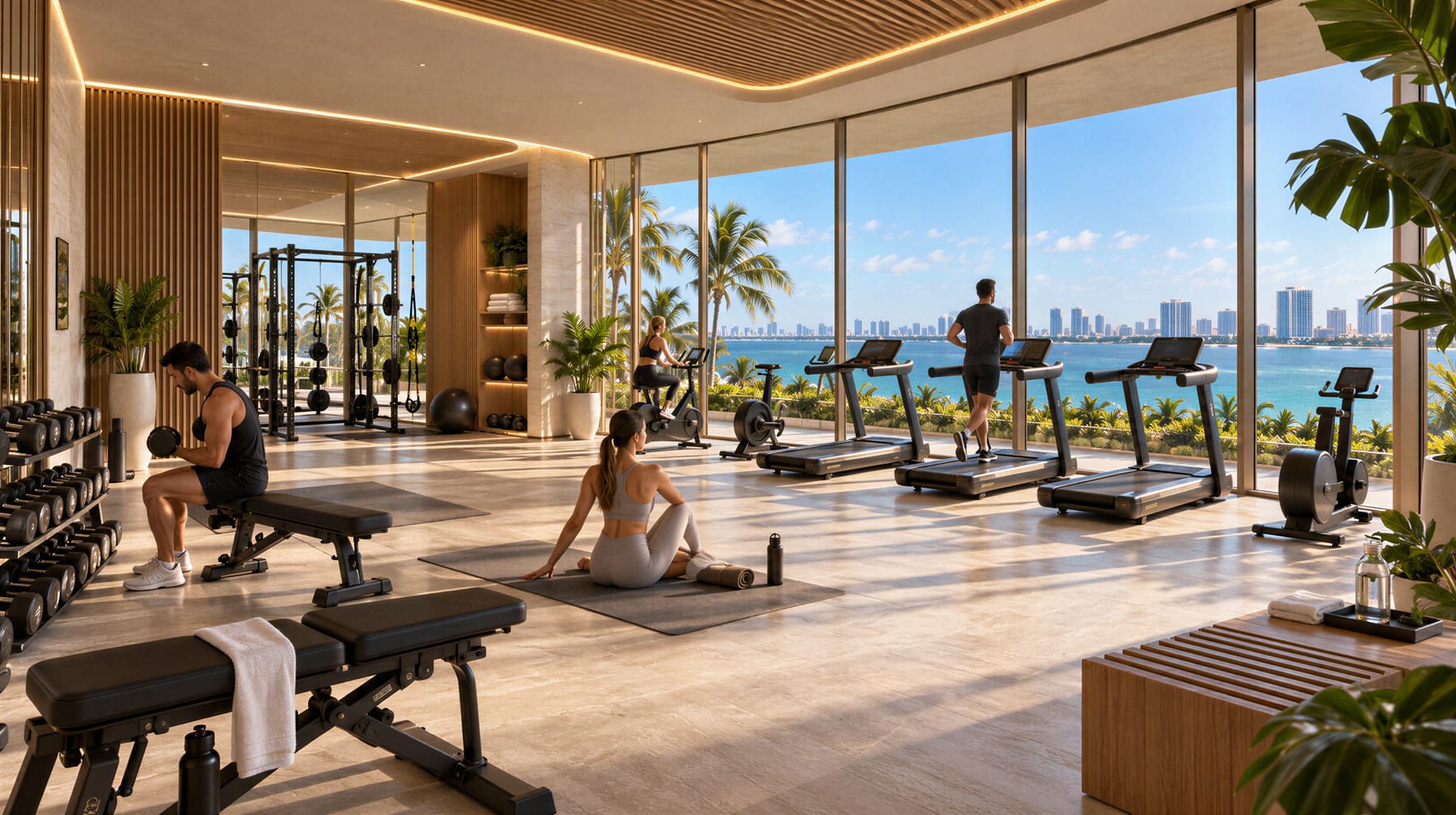 Gym render from the Vision demonstration